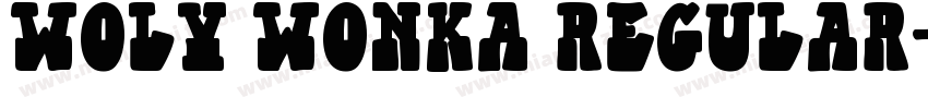 Woly Wonka Regular字体转换